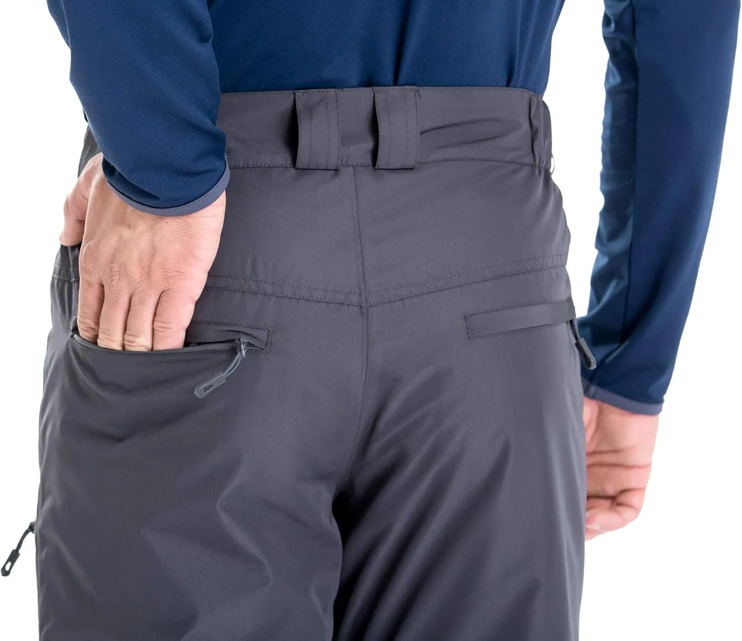 TRAILSIDE SUPPLY CO. Mens-Ski-Snow-Snowboard-Pants, Wind/Waterproof, Insulated