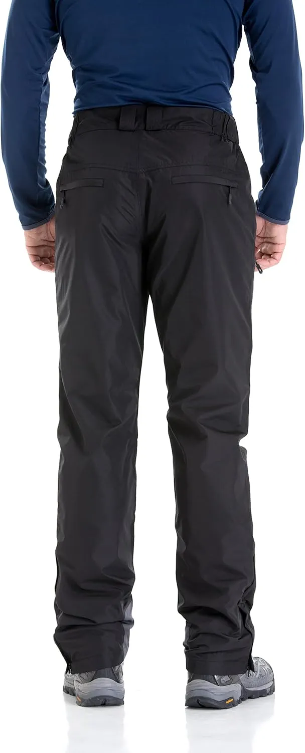 TRAILSIDE SUPPLY CO. Mens-Ski-Snow-Snowboard-Pants, Wind/Waterproof, Insulated