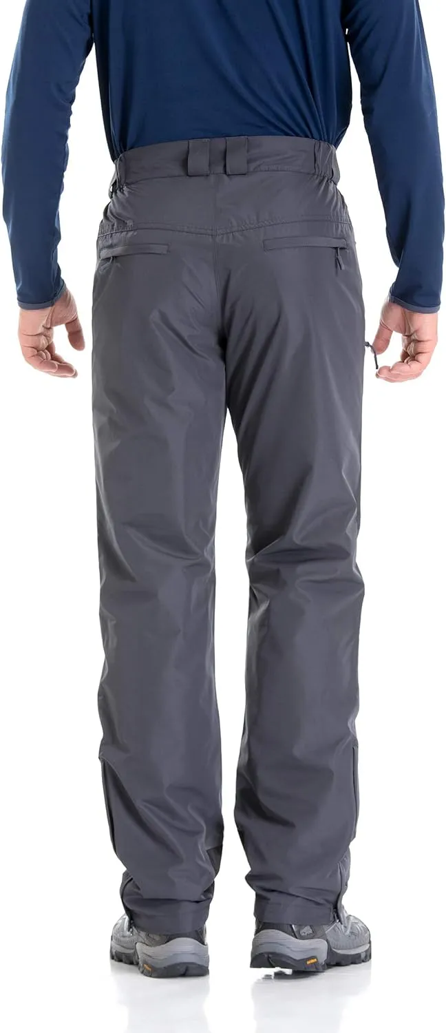 TRAILSIDE SUPPLY CO. Mens-Ski-Snow-Snowboard-Pants, Wind/Waterproof, Insulated