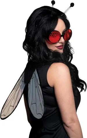 UNDERWRAPS Cute Fly Accessory - Women's Cosplay Kit, Adults & Kids Bug Costume Accessories for Halloween