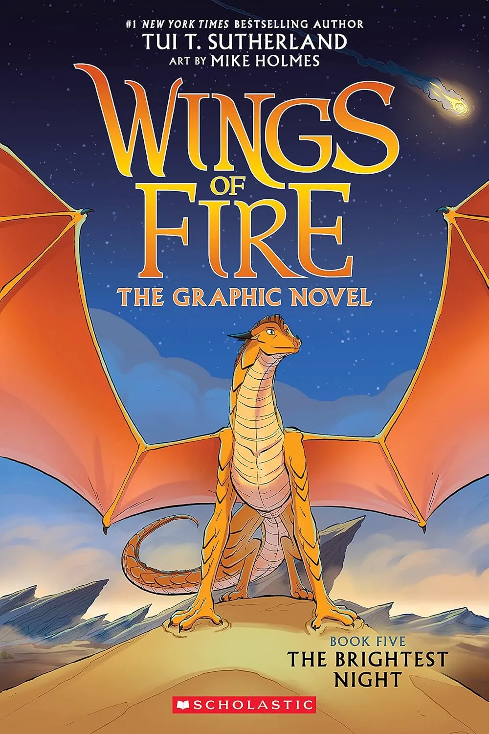 Wings of Fire: The Brightest Night: A Graphic Novel (Wings of Fire Graphic Novel #5) (Wings of Fire Graphix) Paperback  December 28, 2021