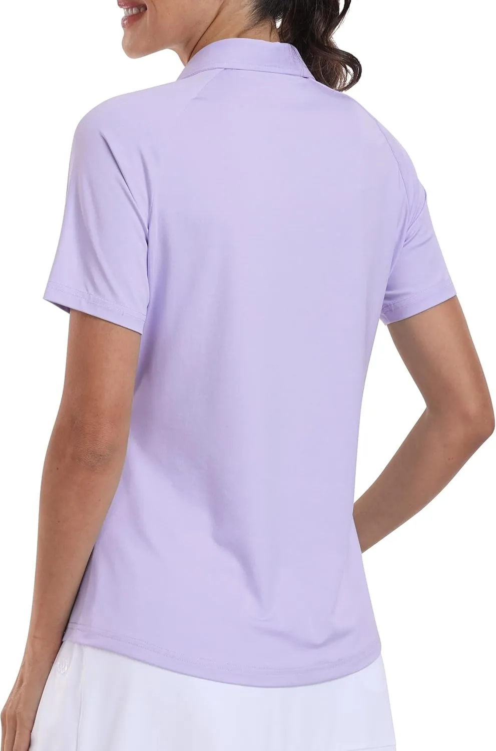 Women's Golf Polo Shirts Short Sleeve Moisture Wicking Golf Apparel Lady Golf Tops